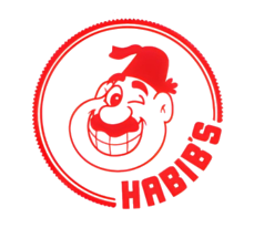 Logotipo do Habib’s, empresa atendida pela Braz Serviços com soluções de limpeza e apoio operacional.